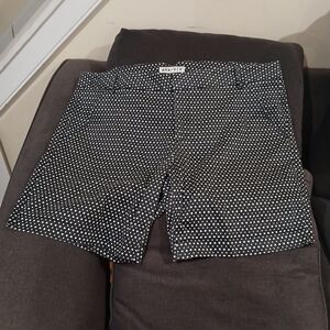 Ava & Viv Navy Geometric Print Chino Like Shorts Sz 24W (081425B)